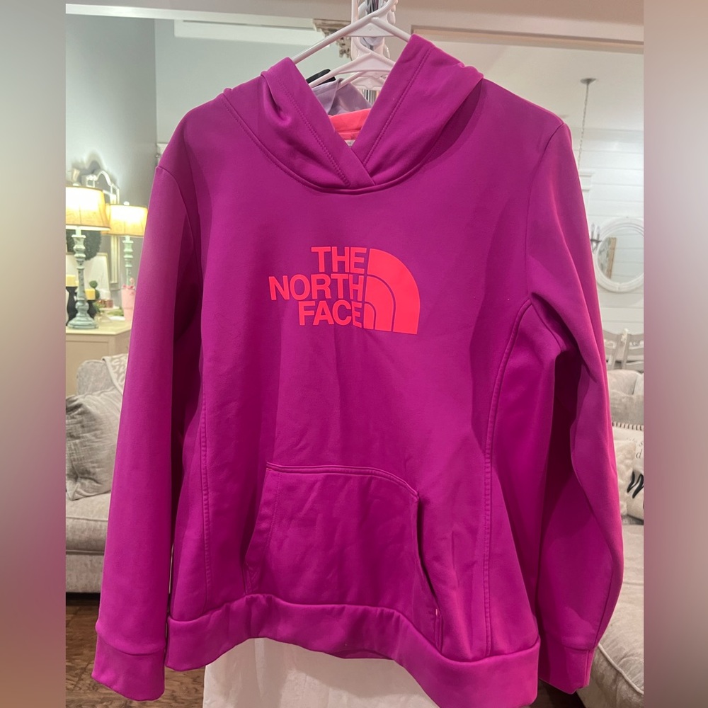 Neon North Face Hoodie